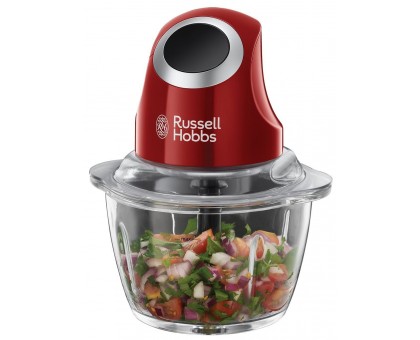 Измельчитель Russell Hobbs Desire, 200Вт, чаша-1000мл, стекло, корпус-пластик, крассный Измельчитель Russell Hobbs Desire, 200Вт, чаша-1000мл, стекло, корпус-пластик, крассный