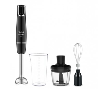 Блендер Tefal погружной Infiny Force 1000Вт, 3в1, чаша-800мл, чопер-500мл, турборежим, черный Блендер Tefal погружной Infiny Force 1000Вт, 3в1, чаша-800мл, чопер-500мл, турборежим, черный