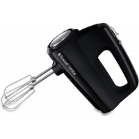 Миксер Russell Hobbs ручной Matte Black 350Вт, насадки-4, турбо, черный