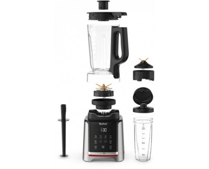 Блендер Tefal стационарный InfinyMix + 1600Вт, чаша-1750мл, стакан 600мл, серебристо-черный Блендер Tefal стационарный InfinyMix + 1600Вт, чаша-1750мл, стакан 600мл, серебристо-черный