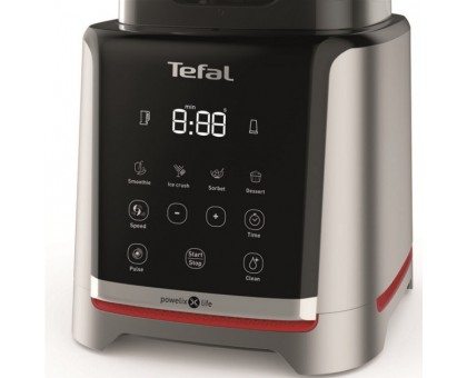 Блендер Tefal стационарный InfinyMix + 1600Вт, чаша-1750мл, стакан 600мл, серебристо-черный Блендер Tefal стационарный InfinyMix + 1600Вт, чаша-1750мл, стакан 600мл, серебристо-черный