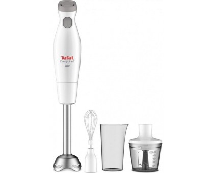 Блендер Tefal погружной Easychef 450Вт, 3в1, чаша-800мл, чопер-500мл, турборежим, белый Блендер Tefal погружной Easychef 450Вт, 3в1, чаша-800мл, чопер-500мл, турборежим, белый