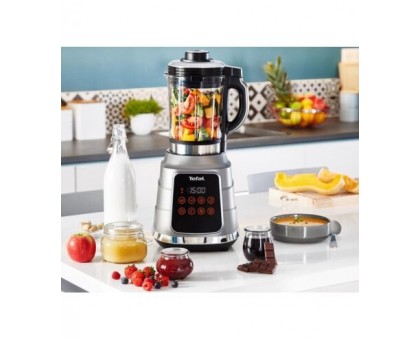 Блендер Tefal стаціонарний Ultrablend Vacuum Boost 1300Вт, чаша-2500мл, вакуумний, доп чаша 1400, сріблясто-чорний Блендер Tefal стаціонарний Ultrablend Vacuum Boost 1300Вт, чаша-2500мл, вакуумний, доп чаша 1400, сріблясто-чорний