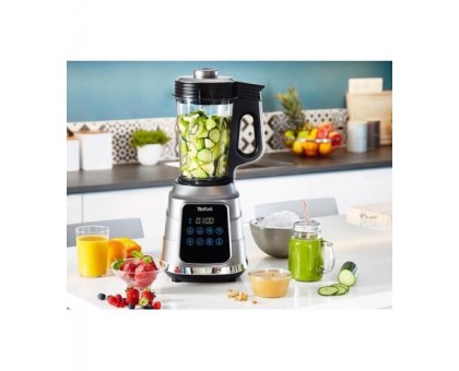 Блендер Tefal стаціонарний Ultrablend Vacuum Boost 1300Вт, чаша-2500мл, вакуумний, доп чаша 1400, сріблясто-чорний Блендер Tefal стаціонарний Ultrablend Vacuum Boost 1300Вт, чаша-2500мл, вакуумний, доп чаша 1400, сріблясто-чорний