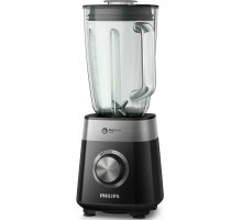Блендер Philips стаціонарний Series 5000, 800Вт, чаша-2000мл, скло, чорний