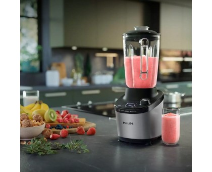 Блендер PHILIPS стационарный 1500Вт, чаша-2000мл, стекло, черный Блендер PHILIPS стационарный 1500Вт, чаша-2000мл, стекло, черный