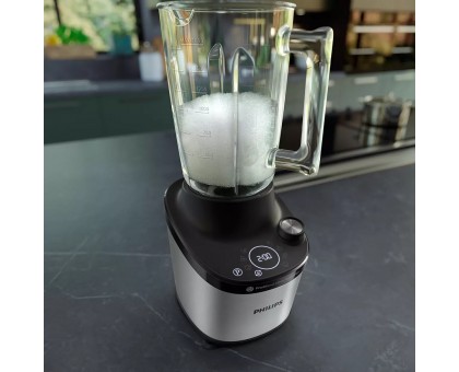 Блендер PHILIPS стационарный 1500Вт, чаша-2000мл, стекло, черный Блендер PHILIPS стационарный 1500Вт, чаша-2000мл, стекло, черный