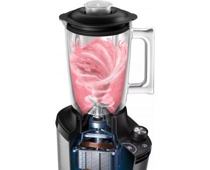 Блендер PHILIPS стационарный 1500Вт, чаша-2000мл, стекло, черный Блендер PHILIPS стационарный 1500Вт, чаша-2000мл, стекло, черный