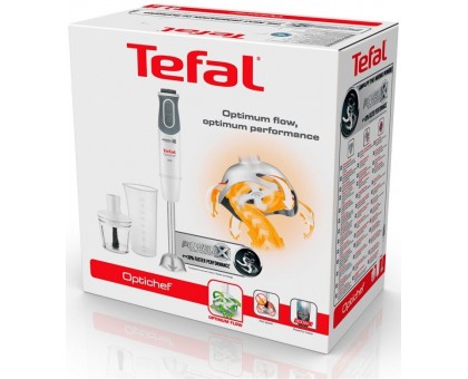 Блендер Tefal заглибний Optichef 800Вт, 3в1, чаша-800мл, чопер-500мл, турборежим, білий Блендер Tefal заглибний Optichef 800Вт, 3в1, чаша-800мл, чопер-500мл, турборежим, білий