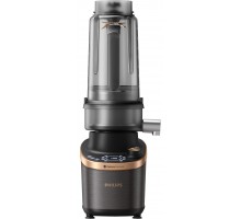 Блендер Philips стаціонарний Flip&Juice, 1500Вт, чаша-2000мл, мідно-чорний