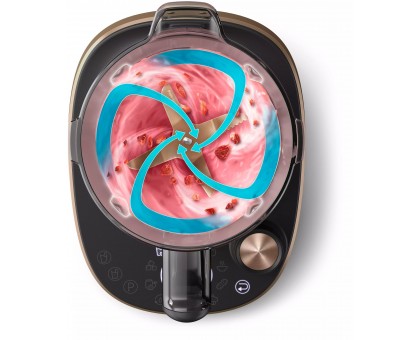 Блендер Philips стационарный Flip&Juice 1500Вт, чаша-2000мл, медно-черный Блендер Philips стационарный Flip&Juice 1500Вт, чаша-2000мл, медно-черный