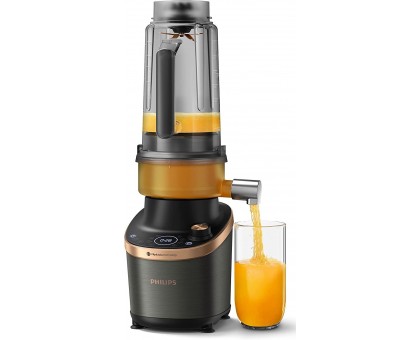 Блендер Philips стационарный Flip&Juice 1500Вт, чаша-2000мл, медно-черный Блендер Philips стационарный Flip&Juice 1500Вт, чаша-2000мл, медно-черный