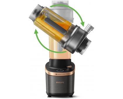 Блендер Philips стационарный Flip&Juice 1500Вт, чаша-2000мл, медно-черный Блендер Philips стационарный Flip&Juice 1500Вт, чаша-2000мл, медно-черный