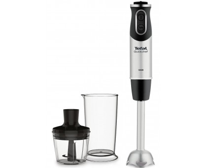 Блендер Tefal погружной Quickchef 1000Вт, 2в1, чаша-500мл, чопер-500, нержав-черный Блендер Tefal погружной Quickchef 1000Вт, 2в1, чаша-500мл, чопер-500, нержав-черный