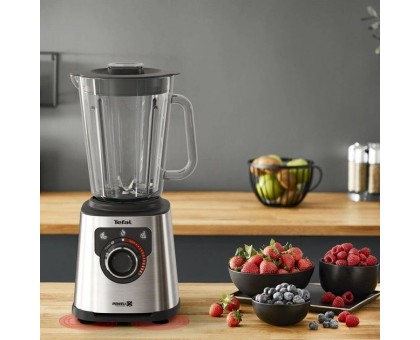Блендер Tefal стаціонарний Perfect mix+ 1200Вт, чаша-1750мл, скло, сталь-чорний Блендер Tefal стаціонарний Perfect mix+ 1200Вт, чаша-1750мл, скло, сталь-чорний