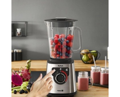Блендер Tefal стаціонарний Perfect mix+ 1200Вт, чаша-1750мл, скло, сталь-чорний Блендер Tefal стаціонарний Perfect mix+ 1200Вт, чаша-1750мл, скло, сталь-чорний