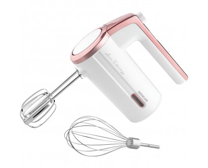 Міксер Sencor ручний Accu technology, 50Вт, насадки-2, безпровідний, USB-C, білий Міксер Sencor ручний Accu technology, 50Вт, насадки-2, безпровідний, USB-C, білий