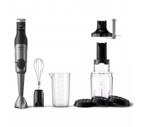 Блендер Philips  погружной Series 5000, 1200Вт, 4в1, чопер XL, спиралайзер, черный