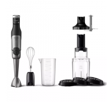 Блендер Philips  заглибний Series 5000, 1200Вт, 4в1, чопер XL, спіралайзер, чорний