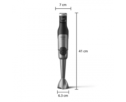 Блендер Philips заглибний Series 5000, 1200Вт, 4в1, чопер XL, спіралайзер, чорний Блендер Philips заглибний Series 5000, 1200Вт, 4в1, чопер XL, спіралайзер, чорний