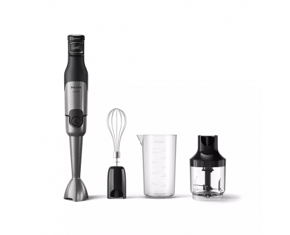 Блендер Philips погружной Series 5000, 1200Вт, 3в1, черный Блендер Philips погружной Series 5000, 1200Вт, 3в1, черный