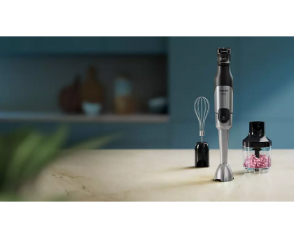 Блендер Philips погружной Series 5000, 1200Вт, 3в1, черный Блендер Philips погружной Series 5000, 1200Вт, 3в1, черный