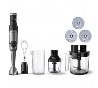 Блендер Philips  погружной Series 5000, 1200Вт, 5в1, чопер, терки, черный