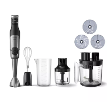 Блендер Philips  заглибний Series 5000, 1200Вт, 5в1, чопер, терки, чорний