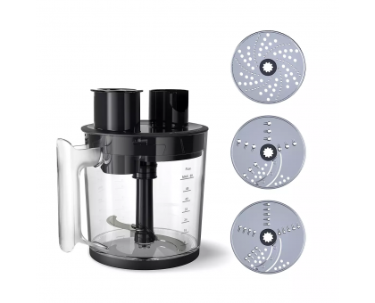 Блендер Philips погружной Series 5000, 1200Вт, 5в1, чопер, терки, черный Блендер Philips погружной Series 5000, 1200Вт, 5в1, чопер, терки, черный