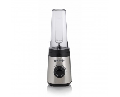 Блендер Gorenje для смузи, 320Вт, чаша-600мл, нерж-черный Блендер Gorenje для смузи, 320Вт, чаша-600мл, нерж-черный