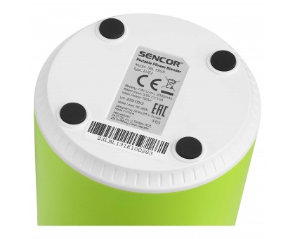 Блендер Sencor портативный для смузи 150Вт, чаша-500мл, USB-C, бело-зеленый Блендер Sencor портативный для смузи 150Вт, чаша-500мл, USB-C, бело-зеленый
