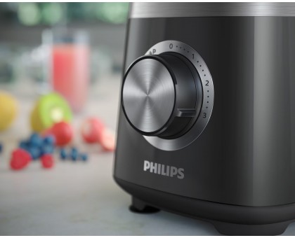 Блендер PHILIPS стационарный Series 5000, 1000Вт, чаша-2000мл, серый Блендер PHILIPS стационарный Series 5000, 1000Вт, чаша-2000мл, серый