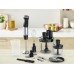 Блендер Tefal погружной Quickchef Quartzite, 1000Вт, 4в1, чаша-800мл, чопер-500мл, кухонный комбайн 5в1, турборежим, серо-черный