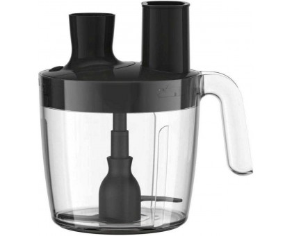 Блендер Tefal погружной Quickchef Quartzite, 1000Вт, 4в1, чаша-800мл, чопер-500мл, кухонный комбайн 5в1, турборежим, серо-черный Блендер Tefal погружной Quickchef Quartzite, 1000Вт, 4в1, чаша-800мл, чопер-500мл, кухонный комбайн 5в1, турборежим, серо-черный