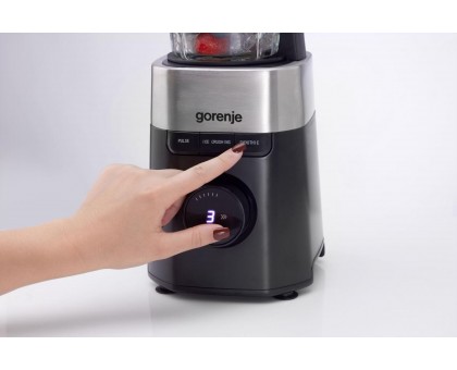 Блендер Gorenje стационарный 1000Вт, чаша-1500мл, стекло, черный Блендер Gorenje стационарный 1000Вт, чаша-1500мл, стекло, черный
