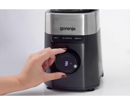 Блендер Gorenje стационарный 1000Вт, чаша-1500мл, стекло, черный Блендер Gorenje стационарный 1000Вт, чаша-1500мл, стекло, черный