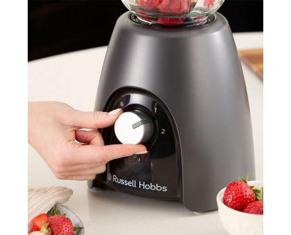 Блендер Russell Hobbs стационарный Desire Matte Charcoal, 650Вт, чаша-1500мл, черный Блендер Russell Hobbs стационарный Desire Matte Charcoal, 650Вт, чаша-1500мл, черный