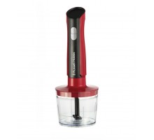 Блендер Russell Hobbs погружной Desire Red, 500Вт, чаша-500мл, венчик, мини-измел., красный