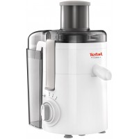 Соковыжималка Tefal Frutelia + центробежная 350Вт, чаша-0.95л, жмых-0.5л, пластик, бело-серый