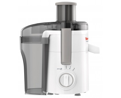 Соковыжималка Tefal Frutelia + центробежная 350Вт, чаша-0.95л, жмых-0.5л, пластик, бело-серый Соковыжималка Tefal Frutelia + центробежная 350Вт, чаша-0.95л, жмых-0.5л, пластик, бело-серый