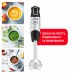 Блендер Tefal погружной Quickchef 1000Вт, 3в1, чаша-800мл, чопер-500мл, турборежим, серебристо-черный
