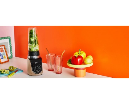 Блендер Tefal стаціонарний Blend UP, 1000Вт, чаша-700мл, тритан, чорно-золотистий Блендер Tefal стаціонарний Blend UP, 1000Вт, чаша-700мл, тритан, чорно-золотистий