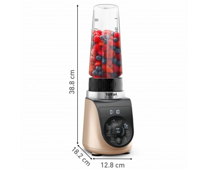 Блендер Tefal стаціонарний Blend UP, 1000Вт, чаша-700мл, тритан, чорно-золотистий Блендер Tefal стаціонарний Blend UP, 1000Вт, чаша-700мл, тритан, чорно-золотистий
