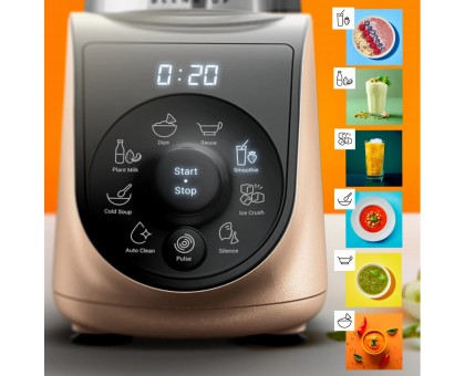 Блендер Tefal стаціонарний Blend UP, 1000Вт, чаша-700мл, тритан, чорно-золотистий Блендер Tefal стаціонарний Blend UP, 1000Вт, чаша-700мл, тритан, чорно-золотистий