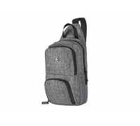 Рюкзак-слинг, Wenger Console Cross Body Bag, серый
