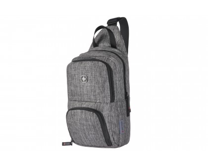 Рюкзак-слинг, Wenger Console Cross Body Bag, серый Рюкзак-слинг, Wenger Console Cross Body Bag, серый