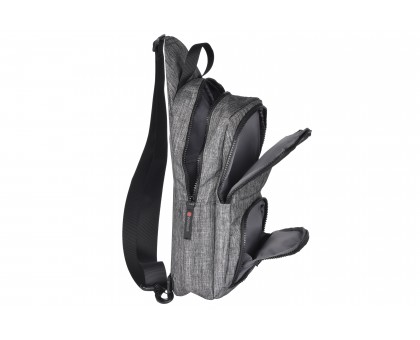 Рюкзак-слинг, Wenger Console Cross Body Bag, серый Рюкзак-слинг, Wenger Console Cross Body Bag, серый