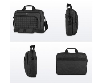Сумка 2E, CrossSquares 16", чёрная Сумка 2E, CrossSquares 16", чёрная