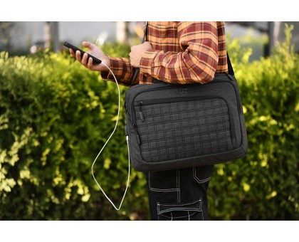 Сумка 2E, CrossSquares 16", чёрная Сумка 2E, CrossSquares 16", чёрная