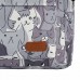 Рюкзак 2Е, TeensPack Cats, серый